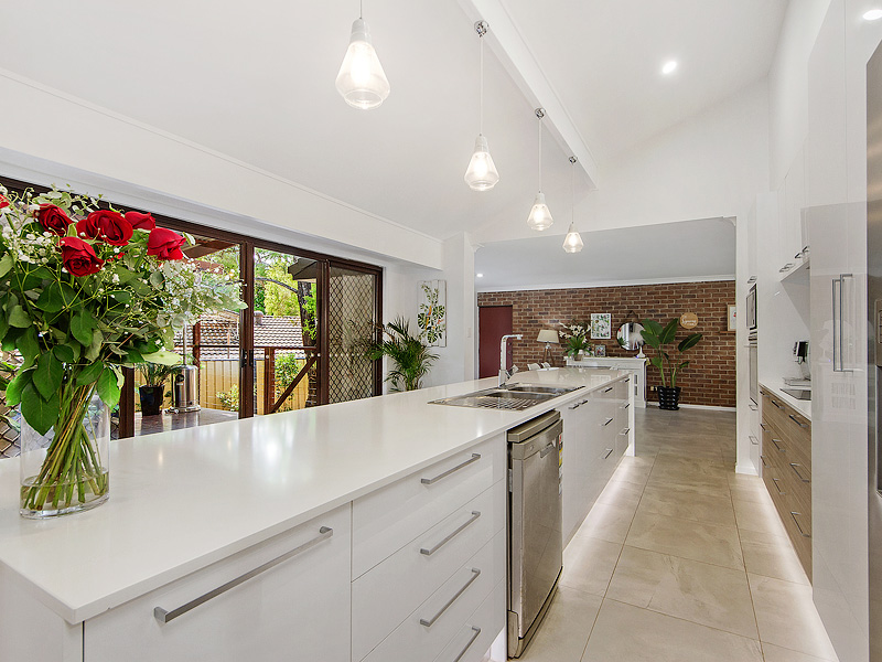 Open plan kitchen renovation